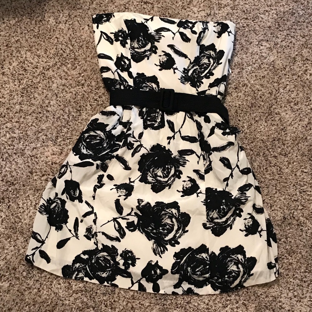 Ann Taylor LOFT Floral Belted Dress